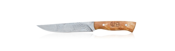 Damascus utility knife